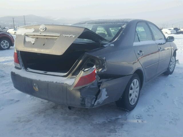 4T1BE32K55U534715 - 2005 TOYOTA CAMRY LE GRAY photo 4