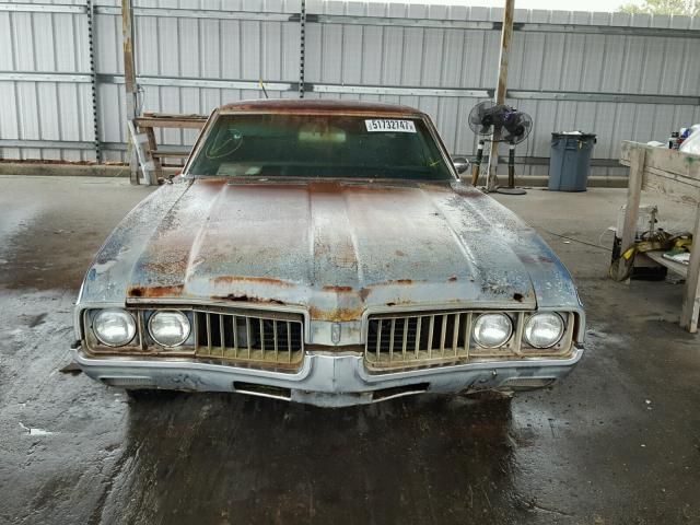 336879M399142 - 1969 OLDSMOBILE CUTLASS BLUE photo 10