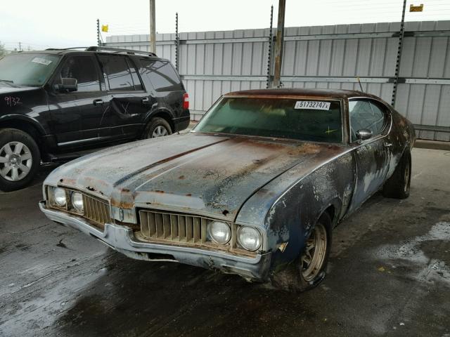 336879M399142 - 1969 OLDSMOBILE CUTLASS BLUE photo 2