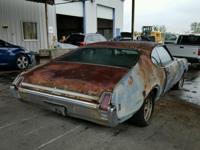 336879M399142 - 1969 OLDSMOBILE CUTLASS BLUE photo 4