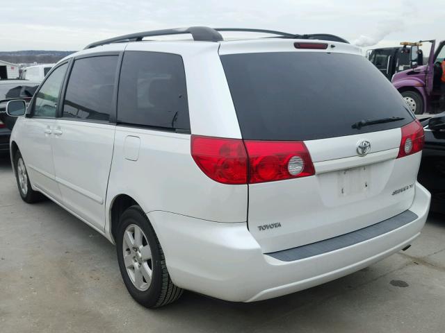 5TDZA22C86S477532 - 2006 TOYOTA SIENNA XLE WHITE photo 3