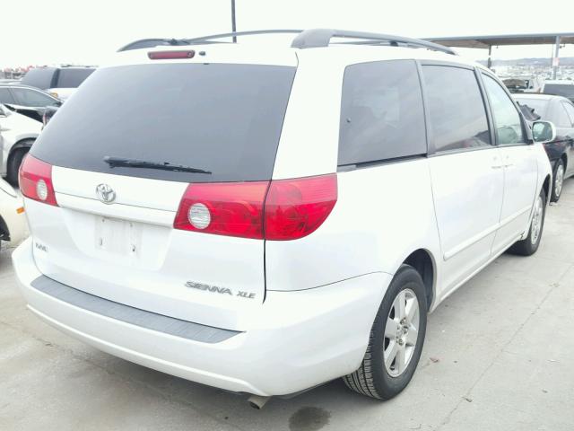 5TDZA22C86S477532 - 2006 TOYOTA SIENNA XLE WHITE photo 4