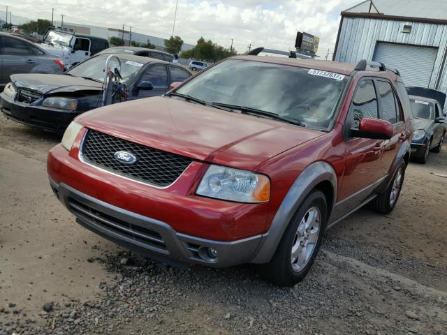 1FMDK02186GA32868 - 2006 FORD FREESTYLE RED photo 2