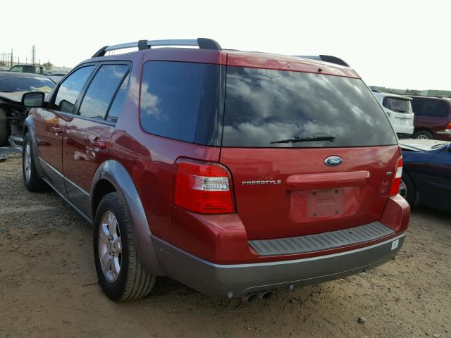 1FMDK02186GA32868 - 2006 FORD FREESTYLE RED photo 3