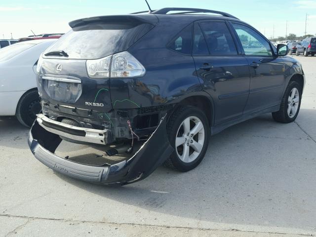 2T2GA31U25C034352 - 2005 LEXUS RX 330 BLUE photo 4