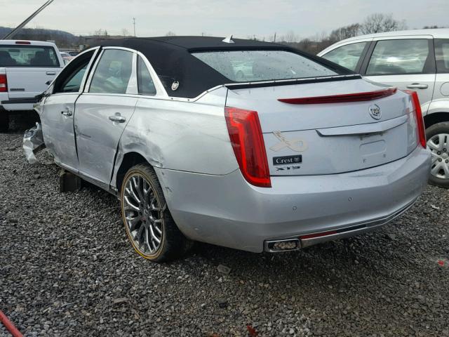 2G61M5S30E9277406 - 2014 CADILLAC XTS LUXURY SILVER photo 3