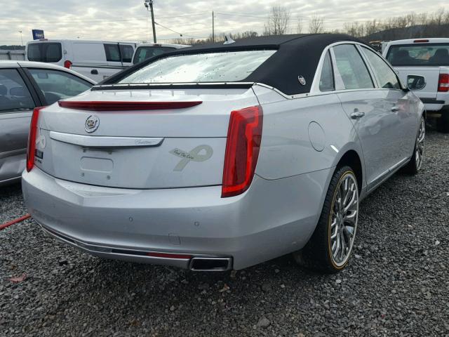 2G61M5S30E9277406 - 2014 CADILLAC XTS LUXURY SILVER photo 4