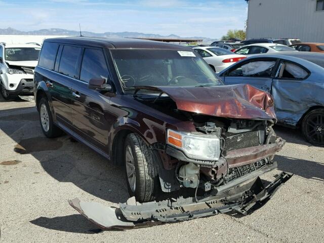 2FMGK5CC2CBD17756 - 2012 FORD FLEX SEL BURGUNDY photo 1