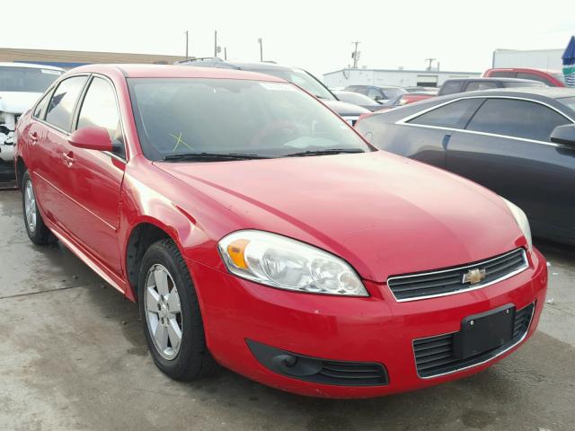 2G1WB5EK9A1249469 - 2010 CHEVROLET IMPALA LT RED photo 1