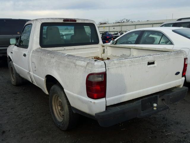 1FTYR10D34PA94888 - 2004 FORD RANGER WHITE photo 3