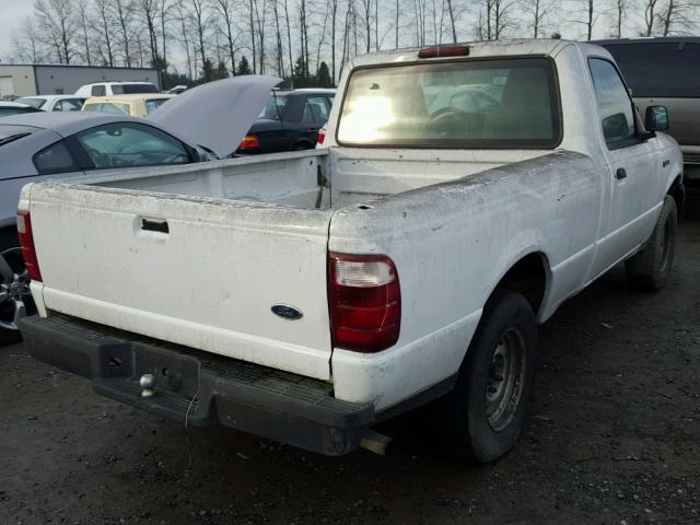 1FTYR10D34PA94888 - 2004 FORD RANGER WHITE photo 4