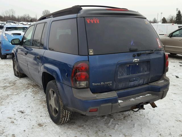 1GNET16S766147263 - 2006 CHEVROLET TRAILBLAZE BLUE photo 3