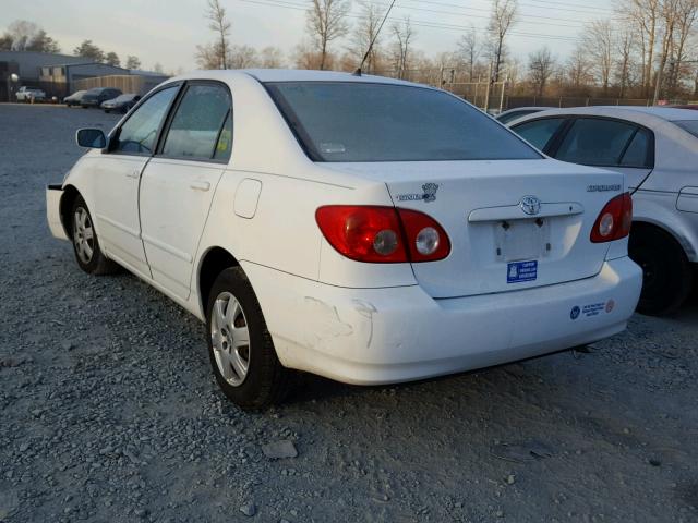 2T1BR32E66C678310 - 2006 TOYOTA COROLLA CE WHITE photo 3