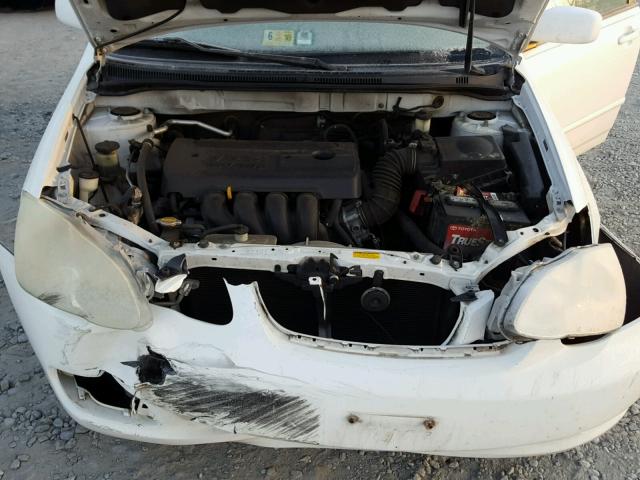 2T1BR32E66C678310 - 2006 TOYOTA COROLLA CE WHITE photo 7