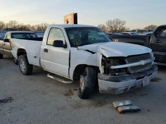 1GCEK14V53E304492 - 2003 CHEVROLET SILVERADO WHITE photo 1