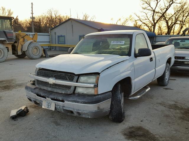 1GCEK14V53E304492 - 2003 CHEVROLET SILVERADO WHITE photo 2