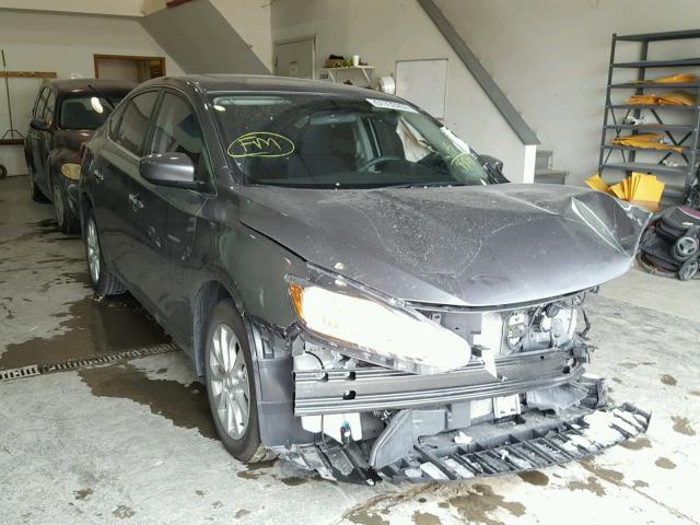 3N1AB7AP9HY363503 - 2017 NISSAN SENTRA S GRAY photo 1