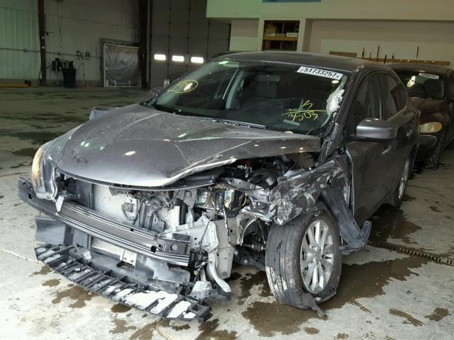 3N1AB7AP9HY363503 - 2017 NISSAN SENTRA S GRAY photo 2