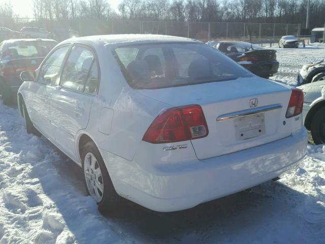 2HGES26773H578596 - 2003 HONDA CIVIC EX WHITE photo 3