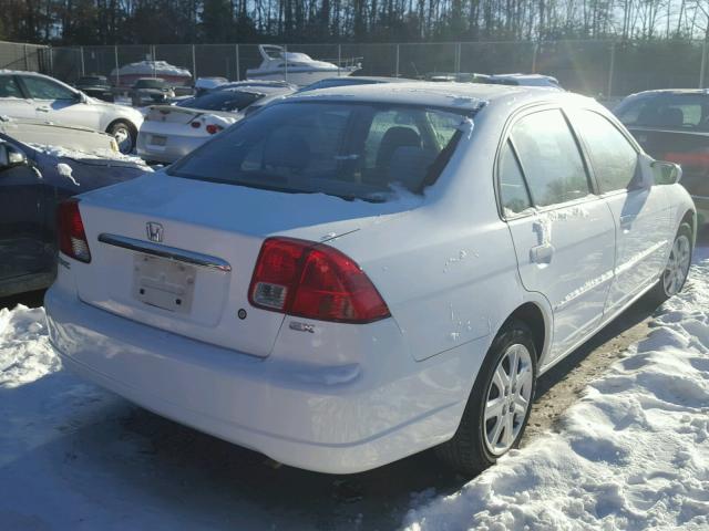2HGES26773H578596 - 2003 HONDA CIVIC EX WHITE photo 4