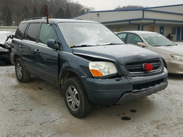 5FNYF18555B043619 - 2005 HONDA PILOT EXL GRAY photo 1