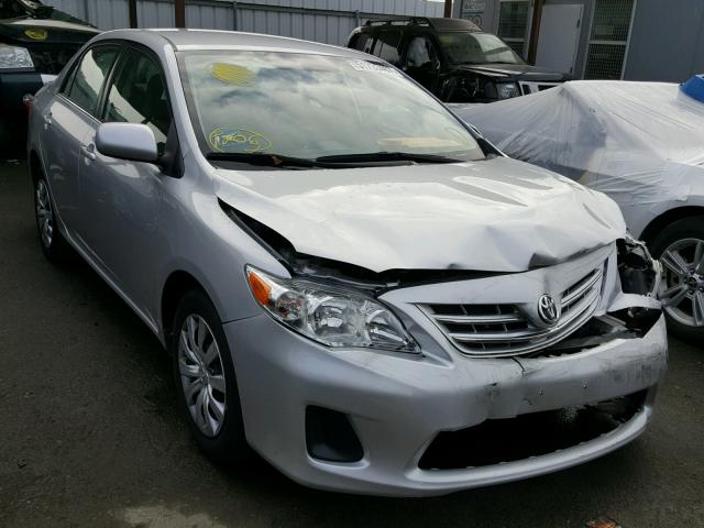 JTDBU4EE4DJ122241 - 2013 TOYOTA COROLLA BA SILVER photo 1