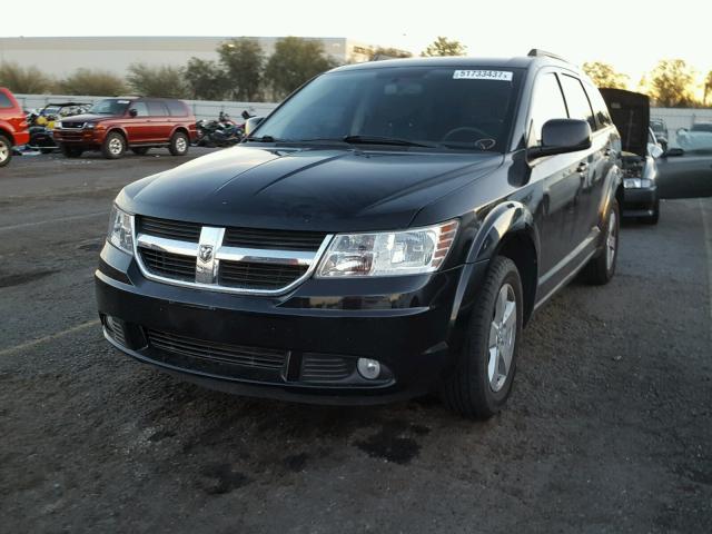 3D4PG5FV0AT109933 - 2010 DODGE JOURNEY SX BLACK photo 2