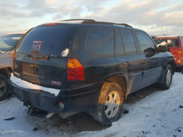 1GKDT13SX52384848 - 2005 GMC ENVOY BLACK photo 4