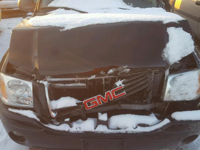 1GKDT13SX52384848 - 2005 GMC ENVOY BLACK photo 7