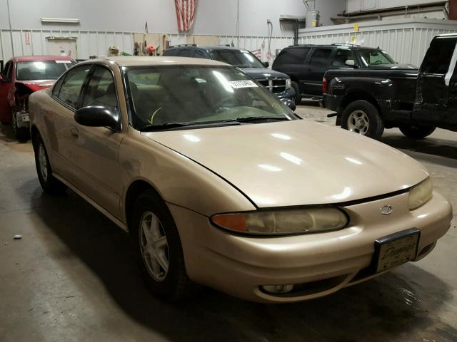 1G3NL52F54C131313 - 2004 OLDSMOBILE ALERO GL GOLD photo 1