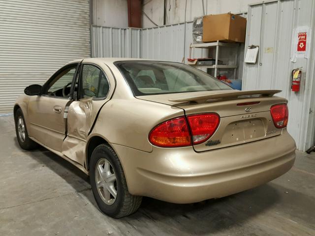 1G3NL52F54C131313 - 2004 OLDSMOBILE ALERO GL GOLD photo 3