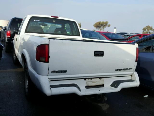 1GCCS19X1VK239985 - 1997 CHEVROLET S TRUCK S1 WHITE photo 3