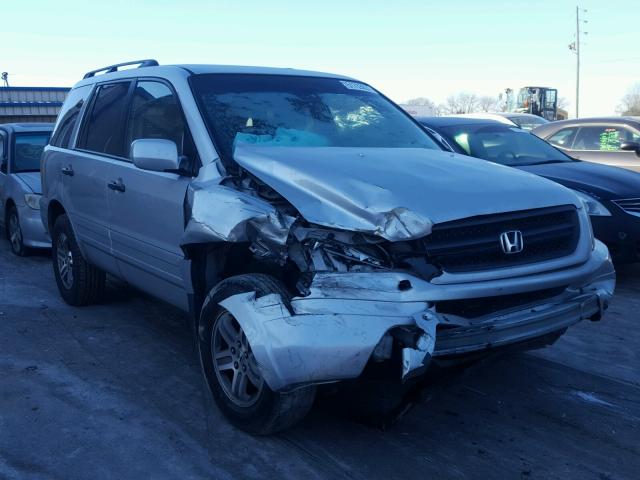 2HKYF18403H517658 - 2003 HONDA PILOT EX SILVER photo 1