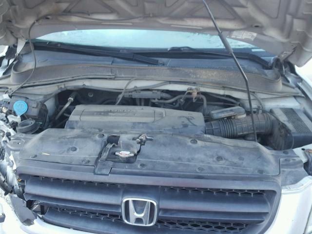 2HKYF18403H517658 - 2003 HONDA PILOT EX SILVER photo 7