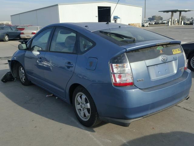 JTDKB20U653082467 - 2005 TOYOTA PRIUS BLUE photo 3