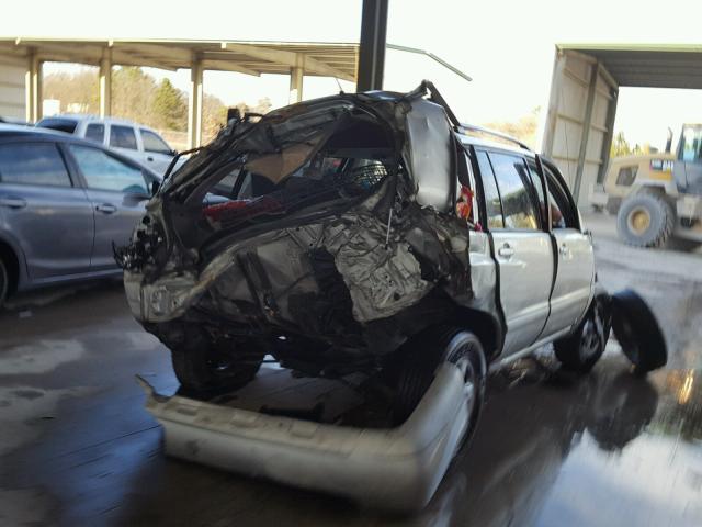 JTEGD21A640082078 - 2004 TOYOTA HIGHLANDER SILVER photo 4