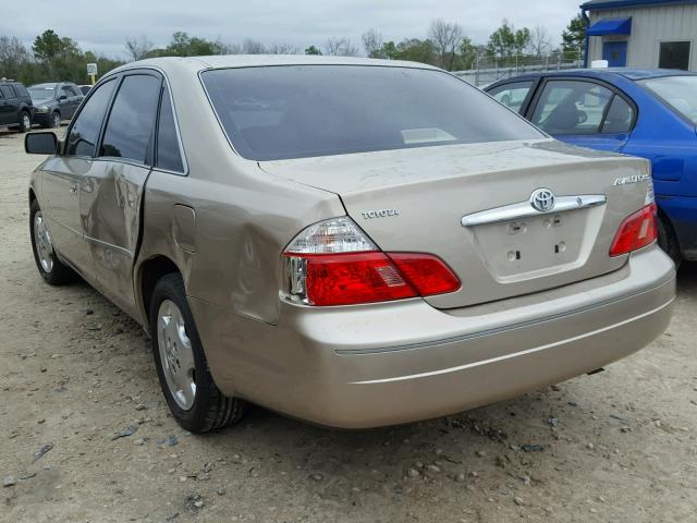 4T1BF28BX4U368897 - 2004 TOYOTA AVALON XL TAN photo 3