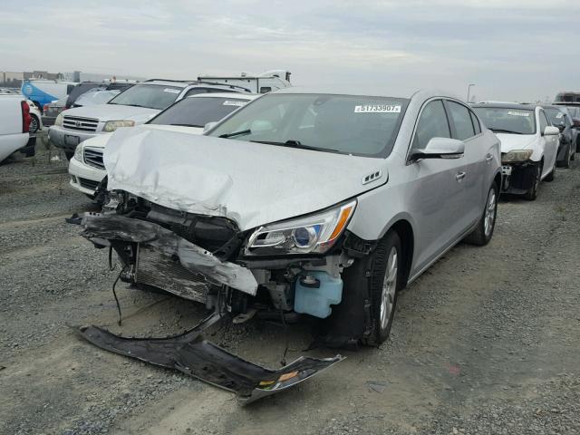 1G4GB5GR1FF296688 - 2015 BUICK LACROSSE SILVER photo 2