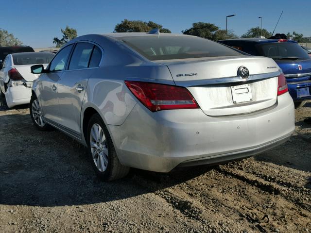 1G4GB5GR1FF296688 - 2015 BUICK LACROSSE SILVER photo 3