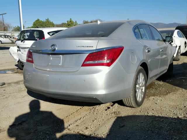 1G4GB5GR1FF296688 - 2015 BUICK LACROSSE SILVER photo 4