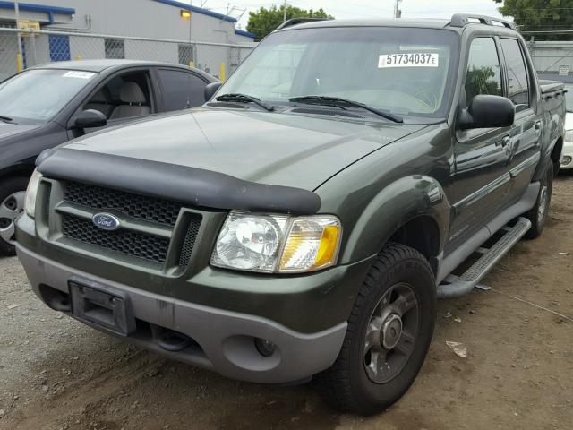 1FMZU67E82UC20087 - 2002 FORD EXPLORER S GREEN photo 2