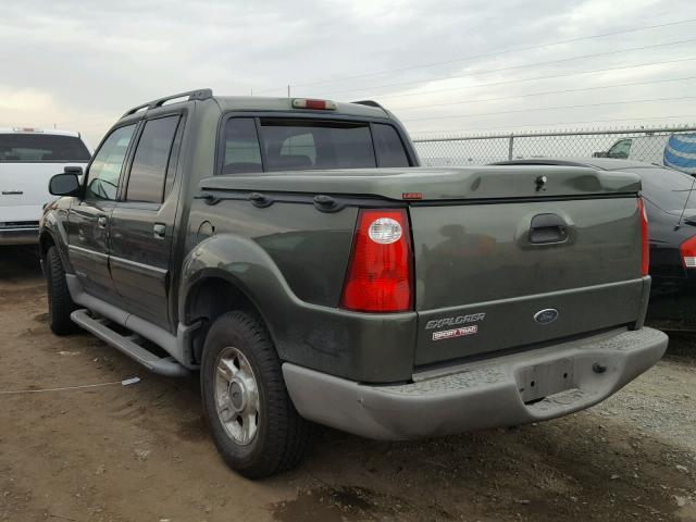 1FMZU67E82UC20087 - 2002 FORD EXPLORER S GREEN photo 3