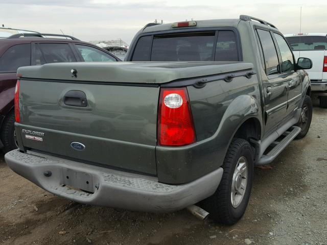 1FMZU67E82UC20087 - 2002 FORD EXPLORER S GREEN photo 4