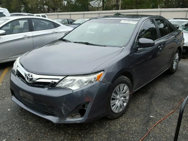 4T1BF1FK9DU238218 - 2013 TOYOTA CAMRY L GRAY photo 2