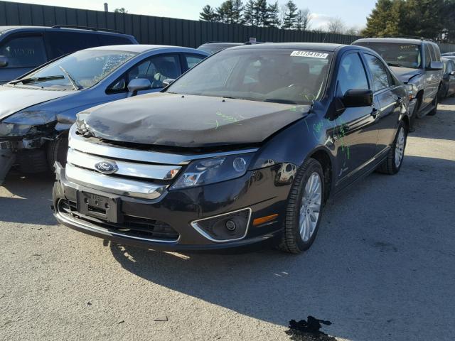 3FADP0L39BR131424 - 2011 FORD FUSION HYB BLACK photo 2