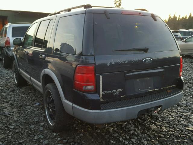 1FMZU63E22ZA28463 - 2002 FORD EXPLORER X BLUE photo 3