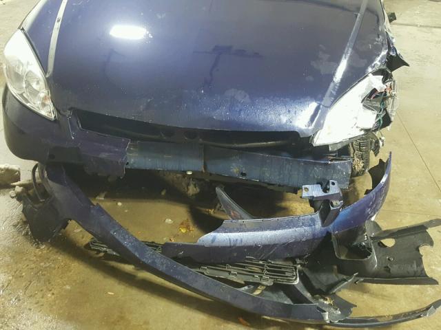 2G1WT58K481369537 - 2008 CHEVROLET IMPALA LT BLUE photo 9