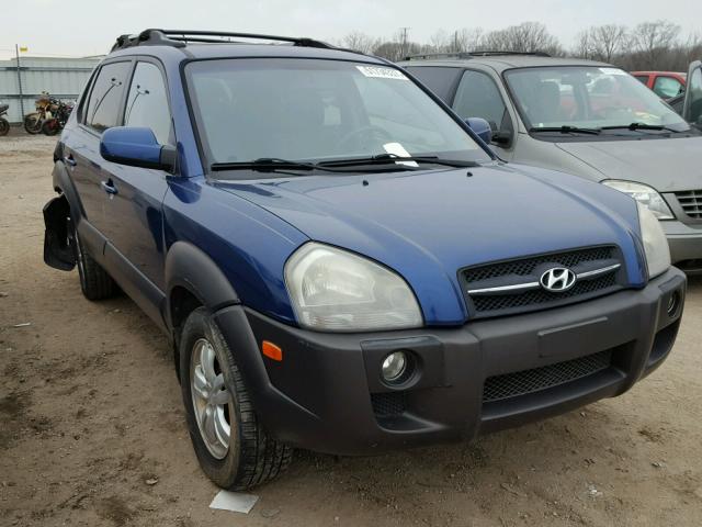 KM8JN12D46U320074 - 2006 HYUNDAI TUCSON GLS BLUE photo 1