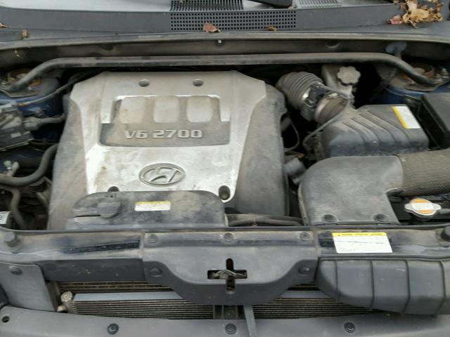 KM8JN12D46U320074 - 2006 HYUNDAI TUCSON GLS BLUE photo 7