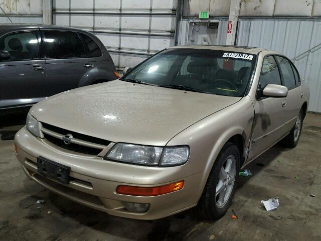 JN1CA21D4VM534869 - 1997 NISSAN MAXIMA GLE BEIGE photo 2